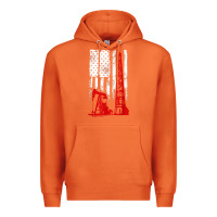 Carrot oilfield shirt   us flag oil rig shirt Premium Hoodie - linhVisuals
