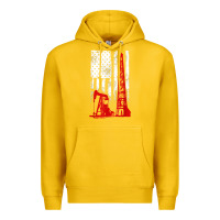 Lemon oilfield shirt   us flag oil rig shirt Premium Hoodie - linhVisuals