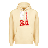 Pina Colada oilfield shirt   us flag oil rig shirt Premium Hoodie - linhVisuals