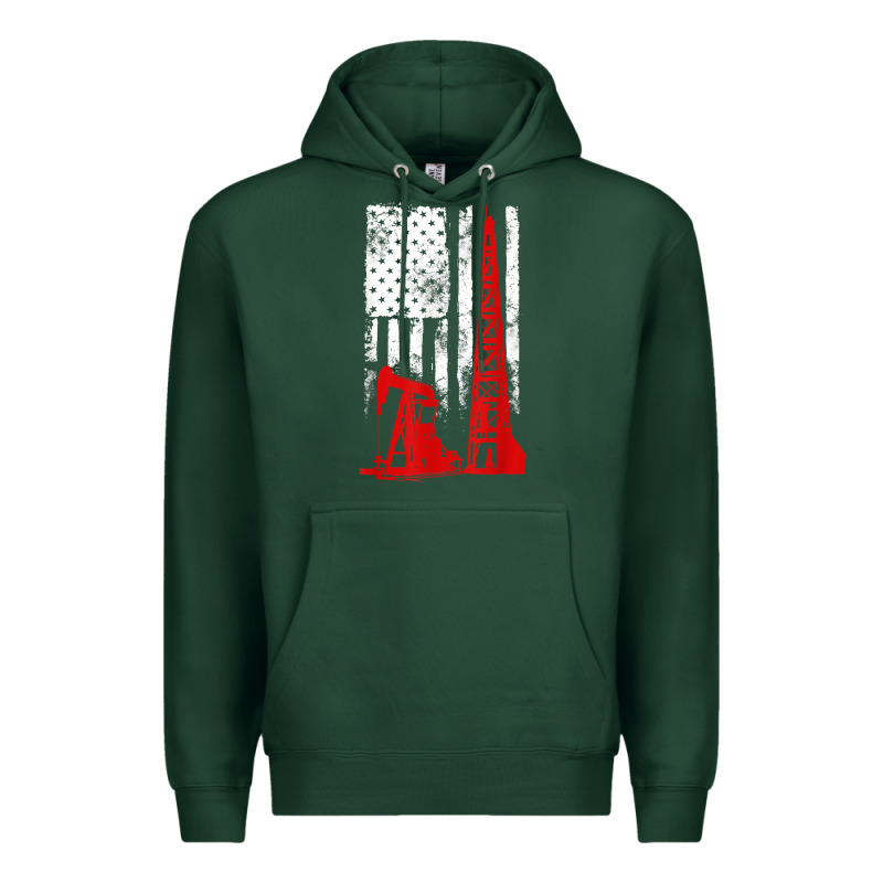 Oilfield Shirt   Us Flag Oil Rig Shirt Premium Hoodie by linhVisuals | Teevron