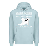Blue Mist paranormal investigator ghost hunting t shirt Premium Hoodie - linhVisuals