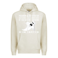 Oatmeal Heather paranormal investigator ghost hunting t shirt Premium Hoodie - linhVisuals
