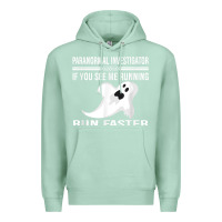 Seafoam paranormal investigator ghost hunting t shirt Premium Hoodie - linhVisuals