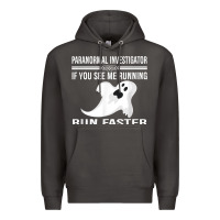 Smoke paranormal investigator ghost hunting t shirt Premium Hoodie - linhVisuals