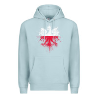 Blue Mist polish eagle  polish pride  polish flag  polish t shirt Premium Hoodie - linhVisuals