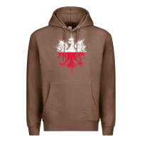 Chestnut polish eagle  polish pride  polish flag  polish t shirt Premium Hoodie - linhVisuals