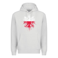 Dove Grey polish eagle  polish pride  polish flag  polish t shirt Premium Hoodie - linhVisuals