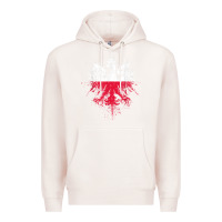 Pale Pink polish eagle  polish pride  polish flag  polish t shirt Premium Hoodie - linhVisuals