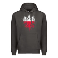 Smoke polish eagle  polish pride  polish flag  polish t shirt Premium Hoodie - linhVisuals