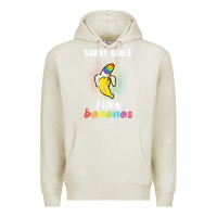 Oatmeal Heather mens sorry girl i like bananas funny lgbt gay pride tshirt gifts Premium Hoodie - linhVisuals