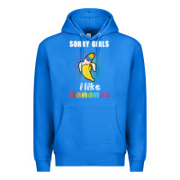 True Royal mens sorry girl i like bananas funny lgbt gay pride tshirt gifts Premium Hoodie - linhVisuals