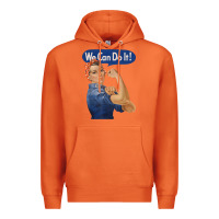 Carrot rosie the riveter shirt we can do it feminist retro t shirt Premium Hoodie - linhVisuals