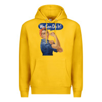 Lemon rosie the riveter shirt we can do it feminist retro t shirt Premium Hoodie - linhVisuals