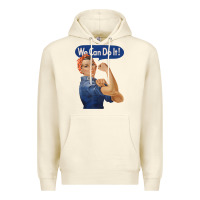 Sandshell rosie the riveter shirt we can do it feminist retro t shirt Premium Hoodie - linhVisuals
