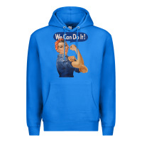 True Royal rosie the riveter shirt we can do it feminist retro t shirt Premium Hoodie - linhVisuals