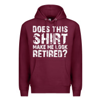 Burgundy retirement gifts for men funny retirement shirt for party Premium Hoodie - linhVisuals