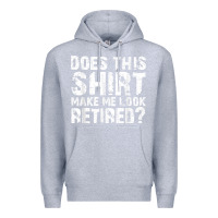 Heather Grey retirement gifts for men funny retirement shirt for party Premium Hoodie - linhVisuals