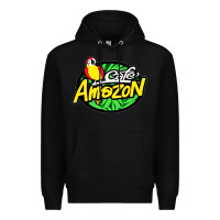 Black cafe #amazon Premium Hoodie - linhVisuals