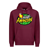 Burgundy cafe #amazon Premium Hoodie - linhVisuals