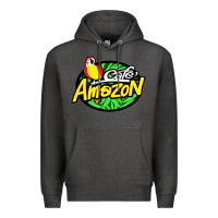 Charcoal Heather cafe #amazon Premium Hoodie - linhVisuals