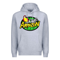 Heather Grey cafe #amazon Premium Hoodie - linhVisuals