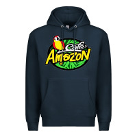 Navy cafe #amazon Premium Hoodie - linhVisuals