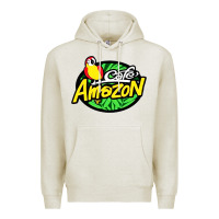 Oatmeal Heather cafe #amazon Premium Hoodie - linhVisuals