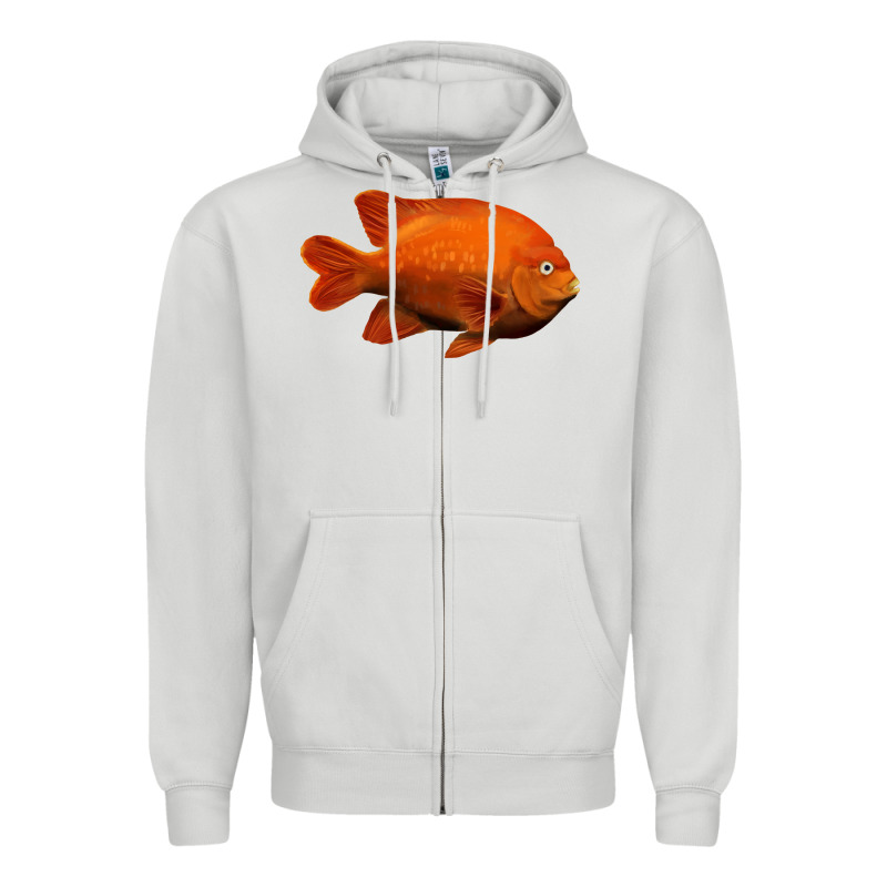 California Garibaldi Fish Zipper Hoodie by RanaPortraitStore | Teevron