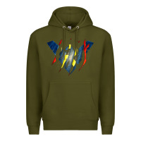Army Green nightwing super hero Premium Hoodie - linhVisuals