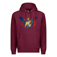 Burgundy nightwing super hero Premium Hoodie - linhVisuals