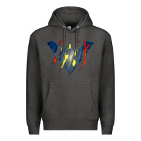 Charcoal Heather nightwing super hero Premium Hoodie - linhVisuals