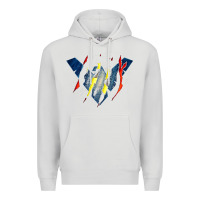 Dove Grey nightwing super hero Premium Hoodie - linhVisuals