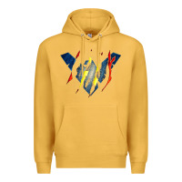 Mustard nightwing super hero Premium Hoodie - linhVisuals