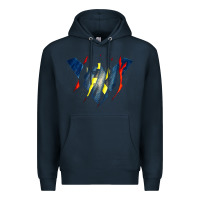 Navy nightwing super hero Premium Hoodie - linhVisuals