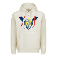 Oatmeal Heather nightwing super hero Premium Hoodie - linhVisuals