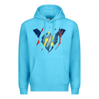 Ocean Blue nightwing super hero Premium Hoodie - linhVisuals
