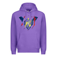 Purple nightwing super hero Premium Hoodie - linhVisuals