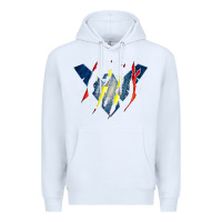 White nightwing super hero Premium Hoodie - linhVisuals