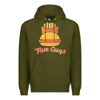 Army Green five guys Premium Hoodie - linhVisuals