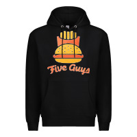 Black five guys Premium Hoodie - linhVisuals