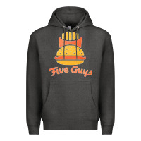 Charcoal Heather five guys Premium Hoodie - linhVisuals