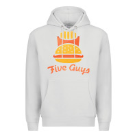 Dove Grey five guys Premium Hoodie - linhVisuals