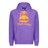 Purple five guys Premium Hoodie - linhVisuals