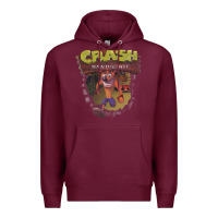 Burgundy crash bandicoot 1966 Premium Hoodie - linhVisuals