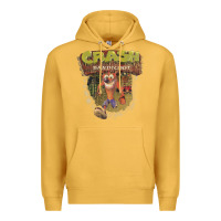 Mustard crash bandicoot 1966 Premium Hoodie - linhVisuals
