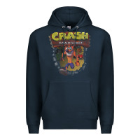 Navy crash bandicoot 1966 Premium Hoodie - linhVisuals