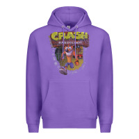 Purple crash bandicoot 1966 Premium Hoodie - linhVisuals