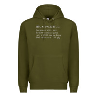Army Green musician definition Premium Hoodie - linhVisuals