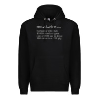 Black musician definition Premium Hoodie - linhVisuals