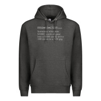 Charcoal Heather musician definition Premium Hoodie - linhVisuals
